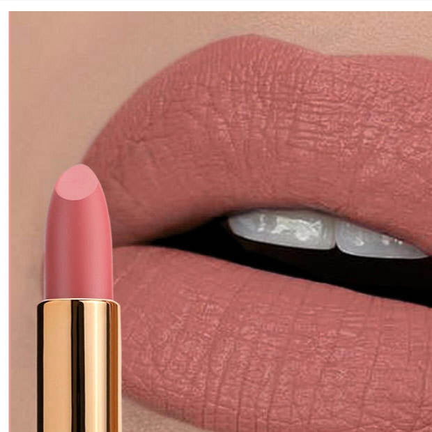 Handmade Rose Petal Velvet Lipstick - Natural & Gentle on Lips