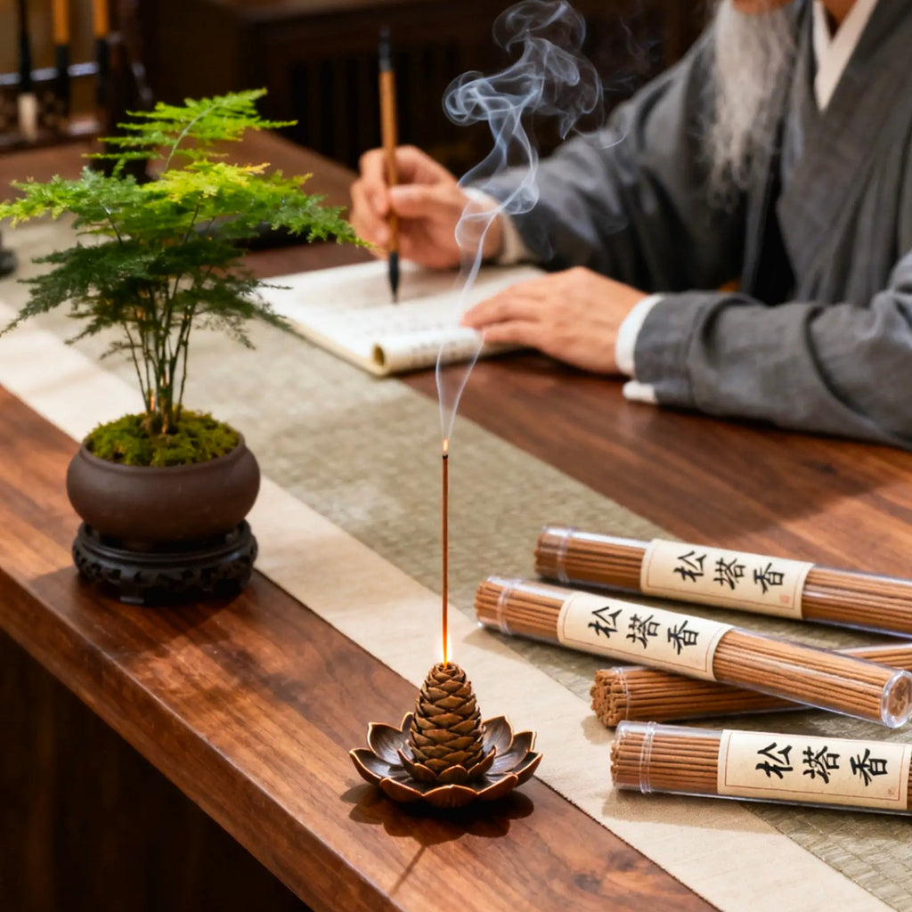 Handmade Pine Incense Sticks - Forest-Crafted, 100% Natural & Traditional