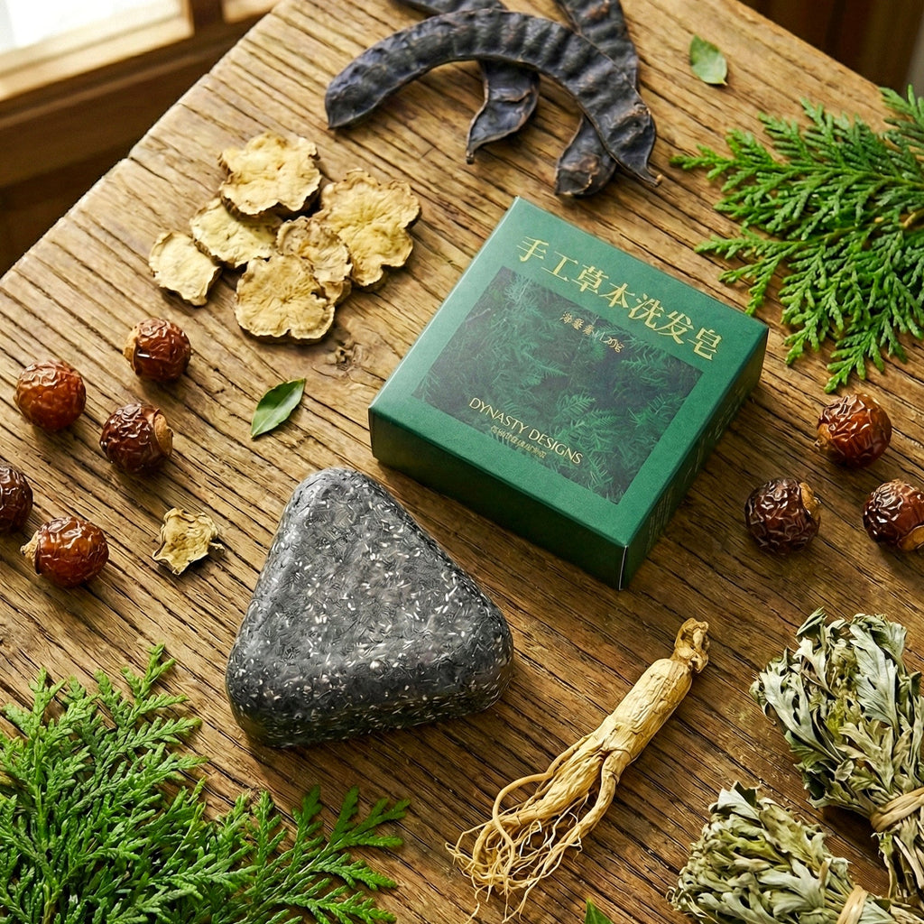 Handmade Herbal Soap Bar - For Strong Hair & Healthy Scalp