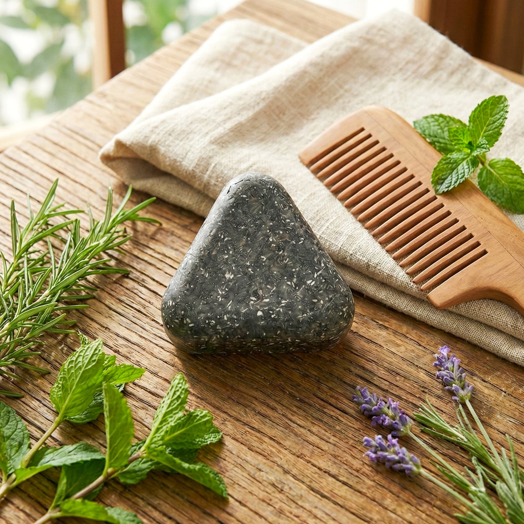 Handmade Herbal Soap Bar - For Strong Hair & Healthy Scalp