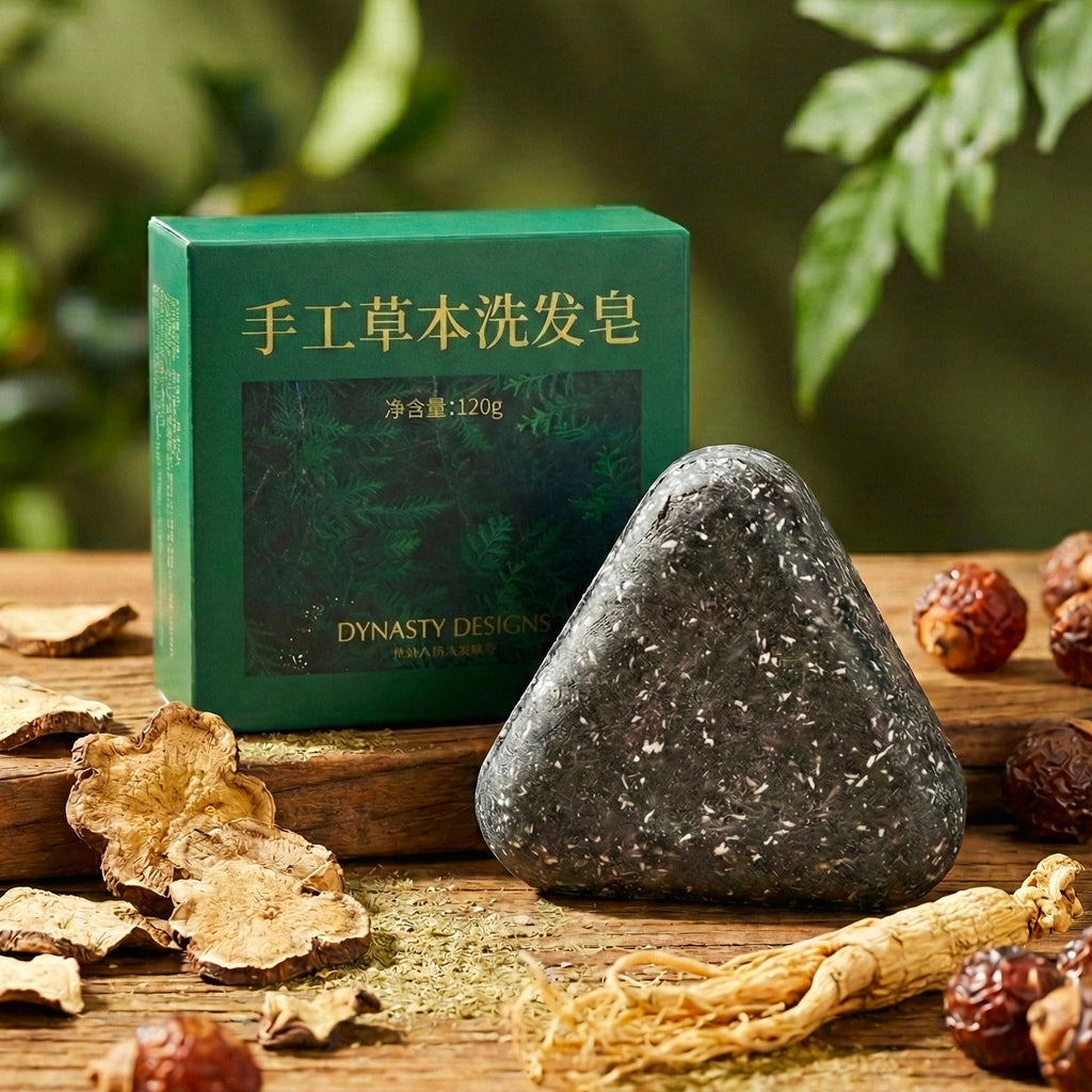 Handmade Herbal Soap Bar - For Strong Hair & Healthy Scalp