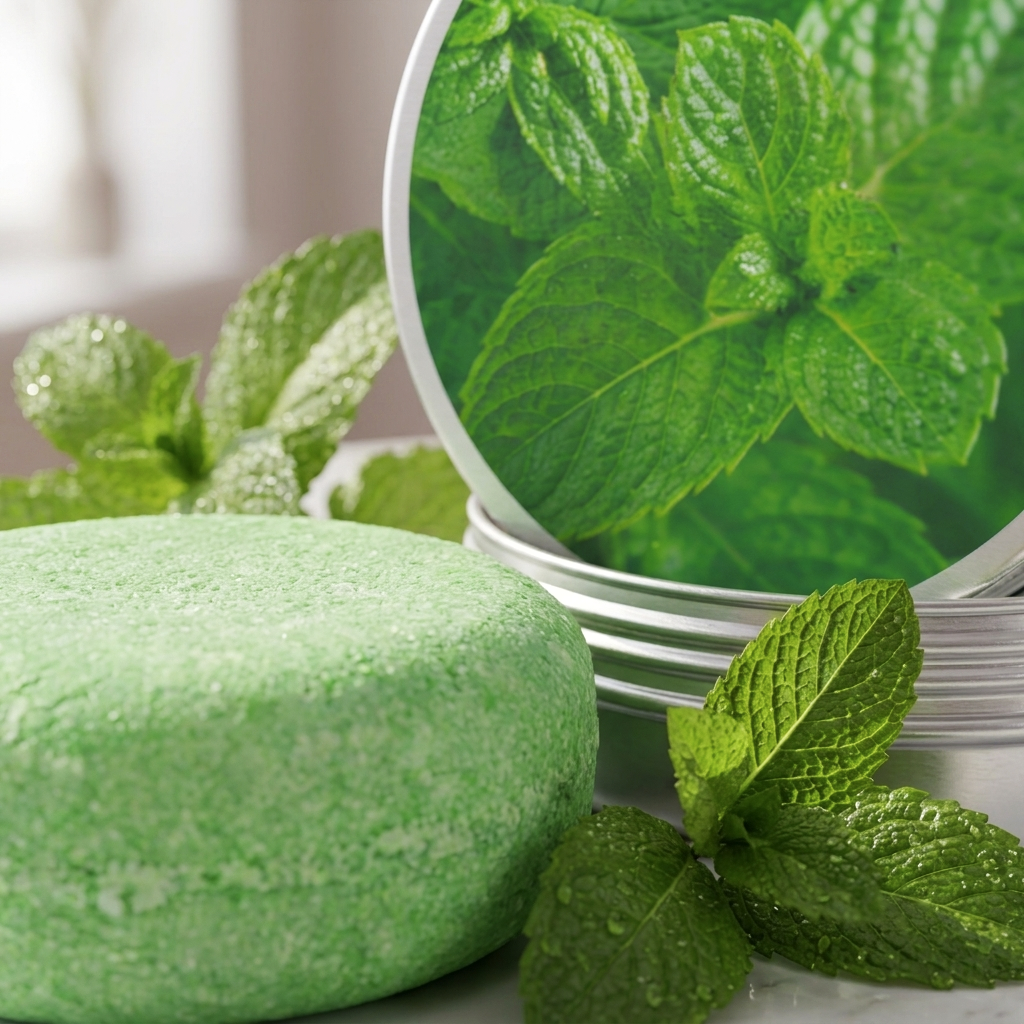 Anti-Dandruff Mint Soap - Handmade Organic & Refreshing Deep Cleansing